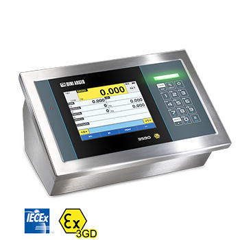 3590EGT-IECEX3GD "TOUCH" : TOUCH SCREEN INDICATOR FOR Ex 2 & 22 ZONES